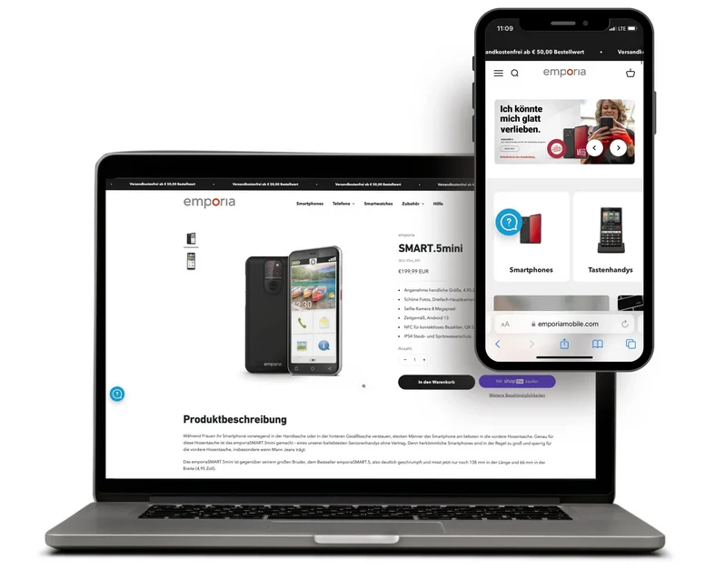 Emporia Webshop Screen MockUp