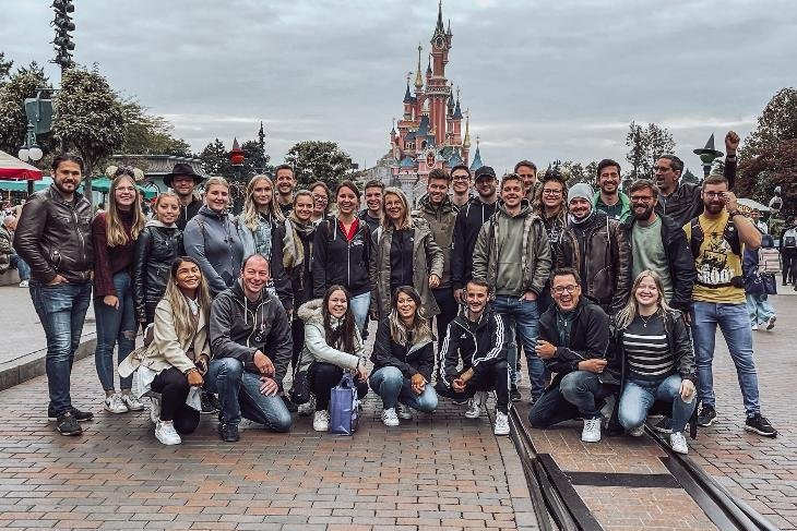 Disneyland Gruppenfoto