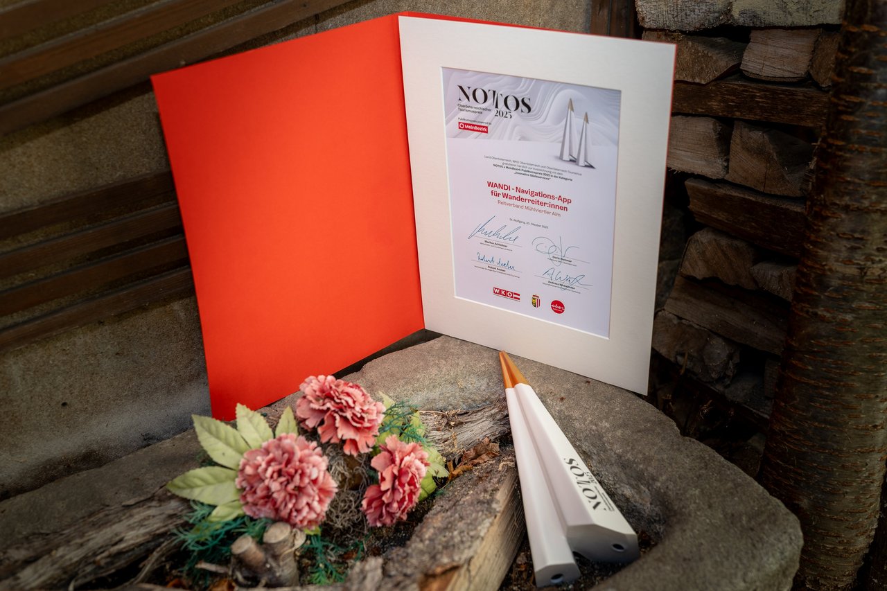 Publikumspreis NOTOS für die WANDI App, entwickelt von SIWA Online GmbH