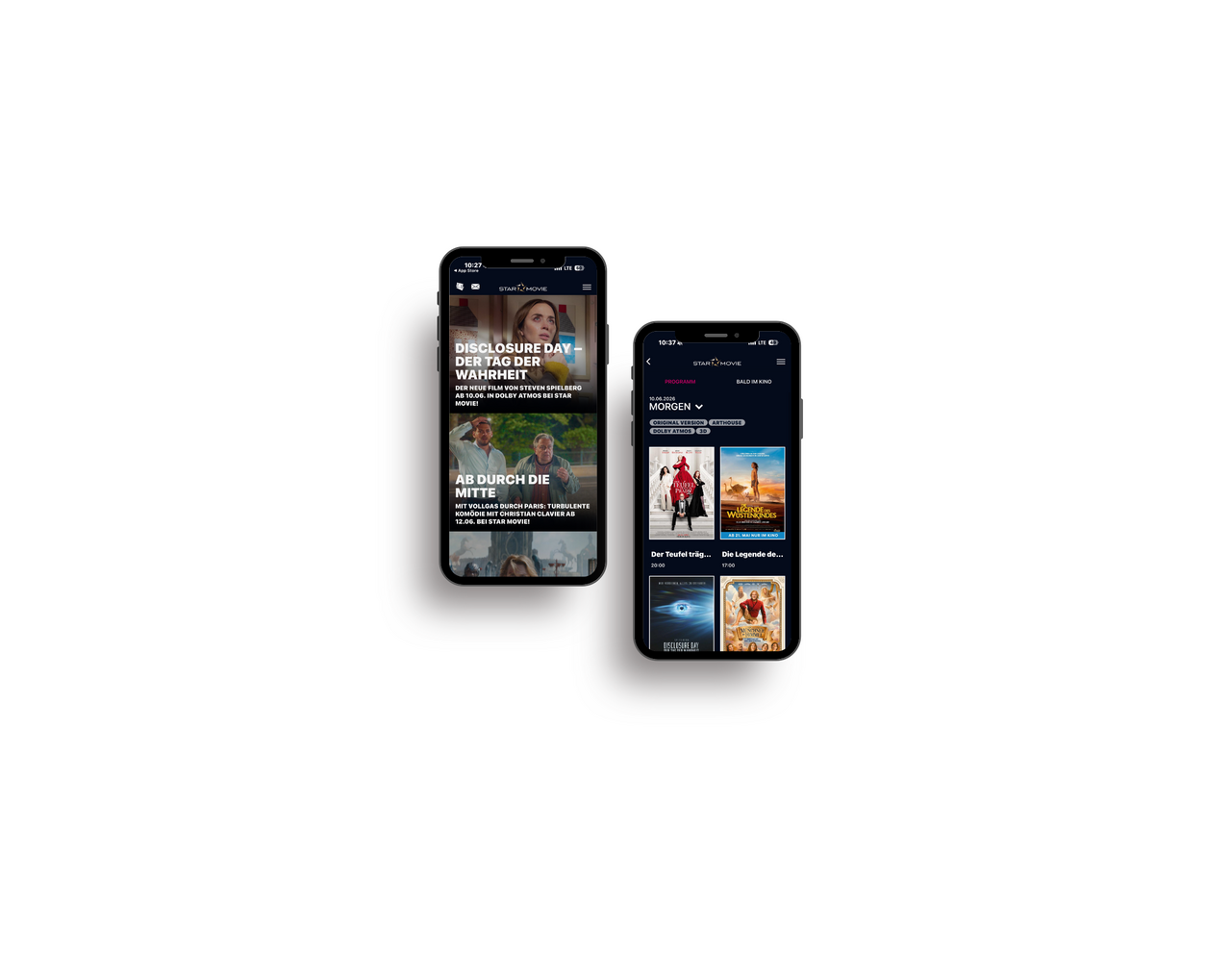 Star Movie App umgesetzt mit IONIC by SIWA Online