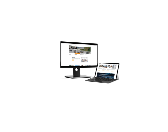 Screen Mock Up B&R Automation Website