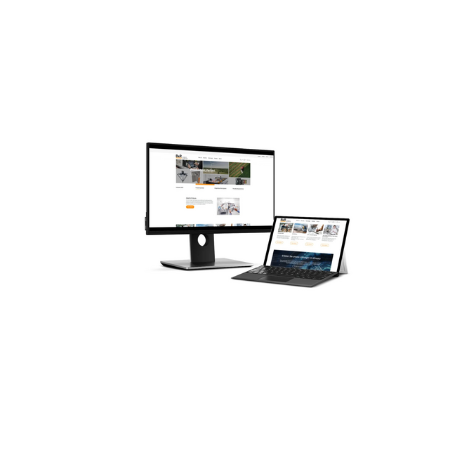 Screen Mock Up B&R Automation Website