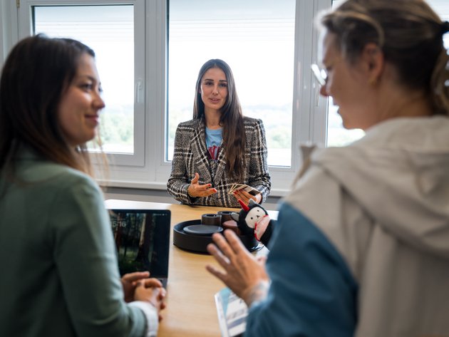 SIWA Mitarbeiterinnen bei der Besprechung