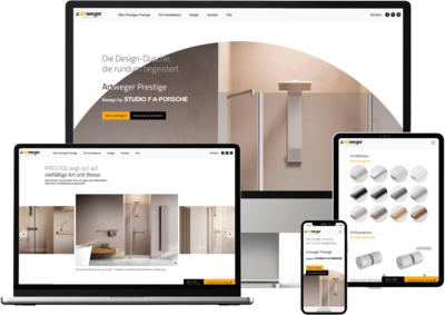 Screen MockUp Artweger Website