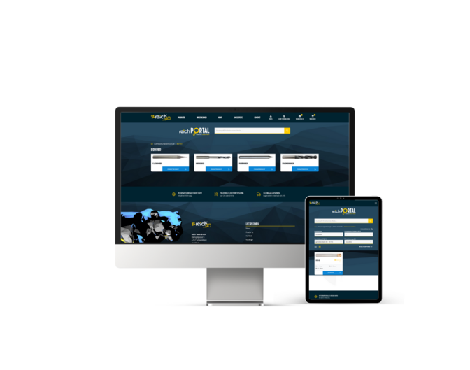 Reich Tools Website MockUp