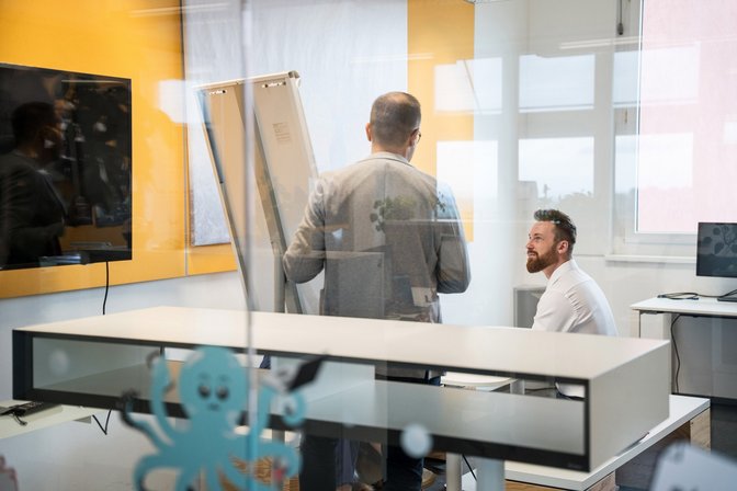 Strategiebesprechung Pimcore Experte und Head of Sales bei SIWA